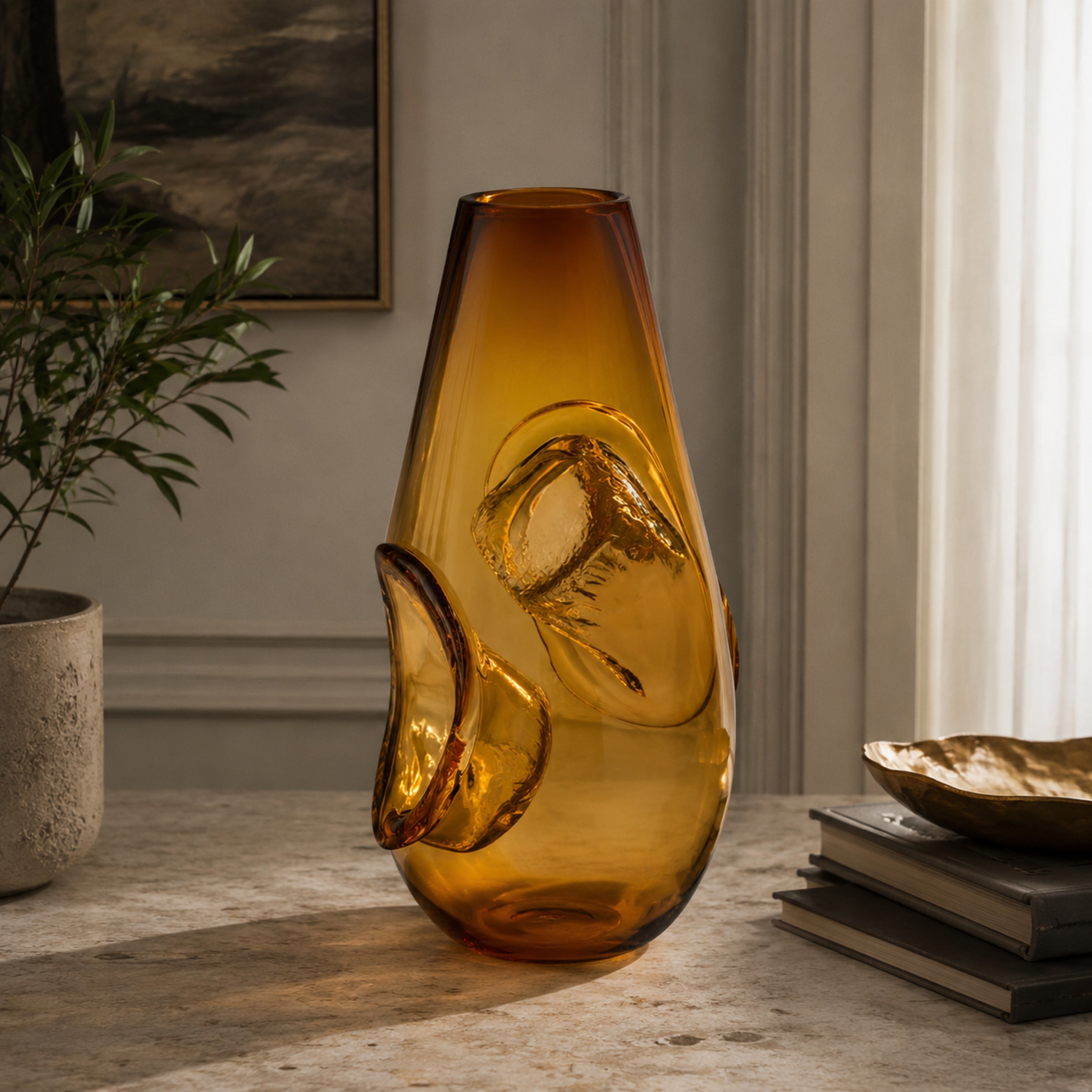 Deep Amber Touch - Glass Remis (view 2)