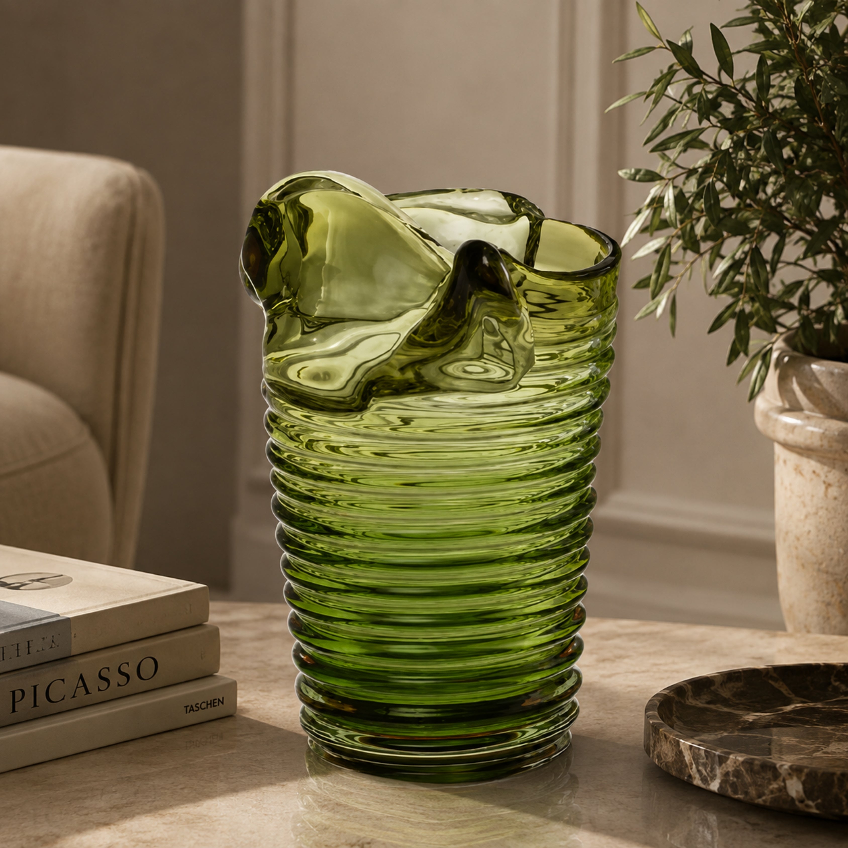 Green Whirpool-30Cm - Glass Remis (view 2)
