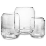 Hurricane Daniel Small Clear Glass