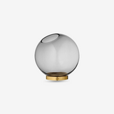 Globe Vase, Black/Gold - Large
