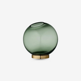 Globe Vase, Forest/Gold - Medium