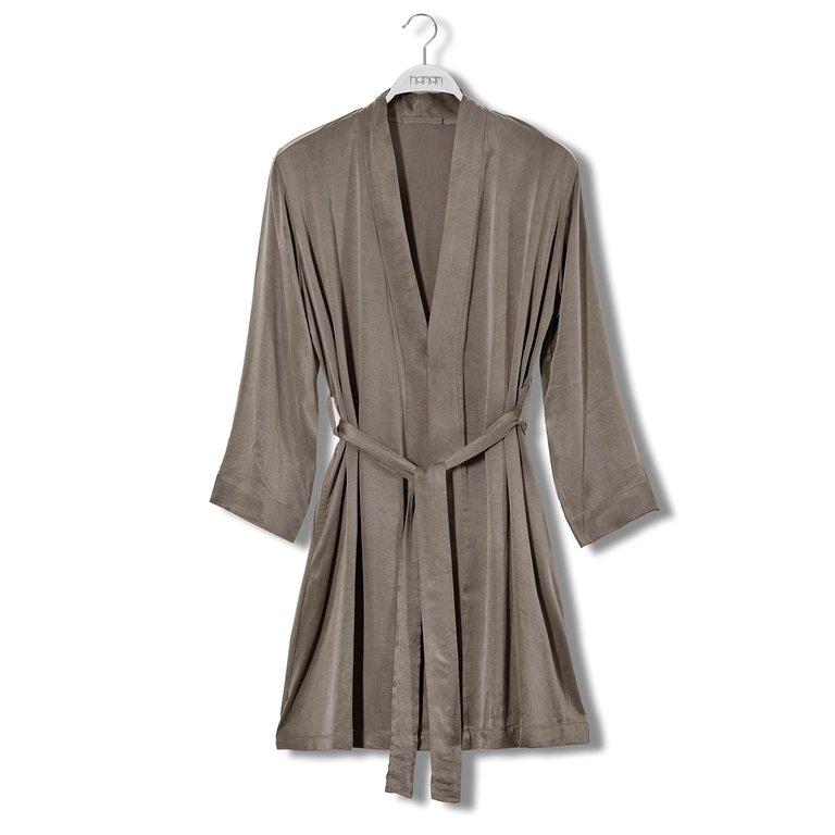 Atlas Cupro Dressing Gown S Dune