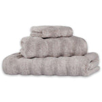 Ash Ribbed Bath Towel Atmosphere