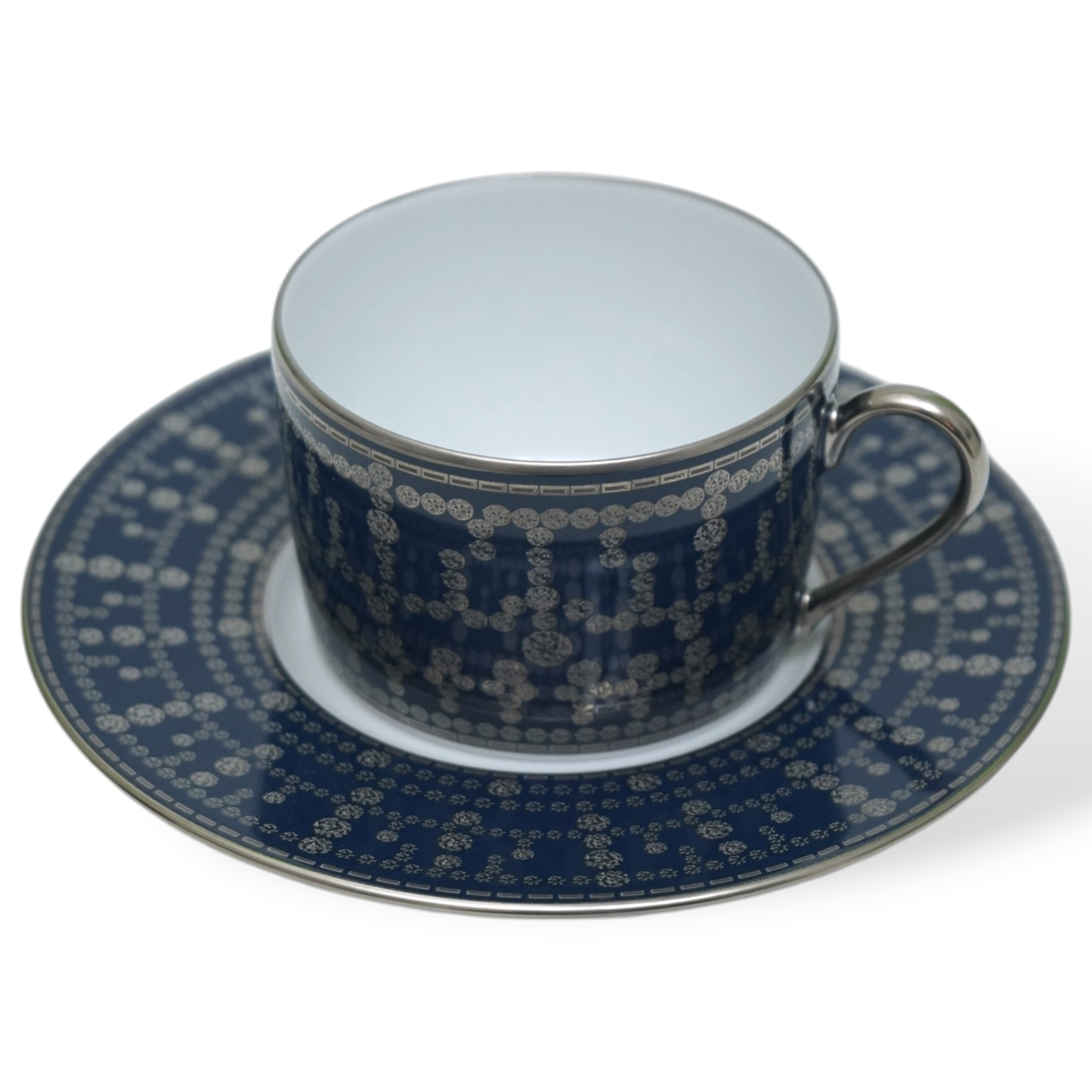 Tiara Platinum Teacup And Saucer