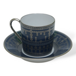 Tiara Platinum Coffee Cup And Saucer