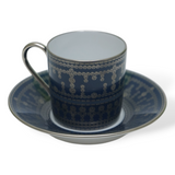 Tiara Platinum Coffee Cup And Saucer