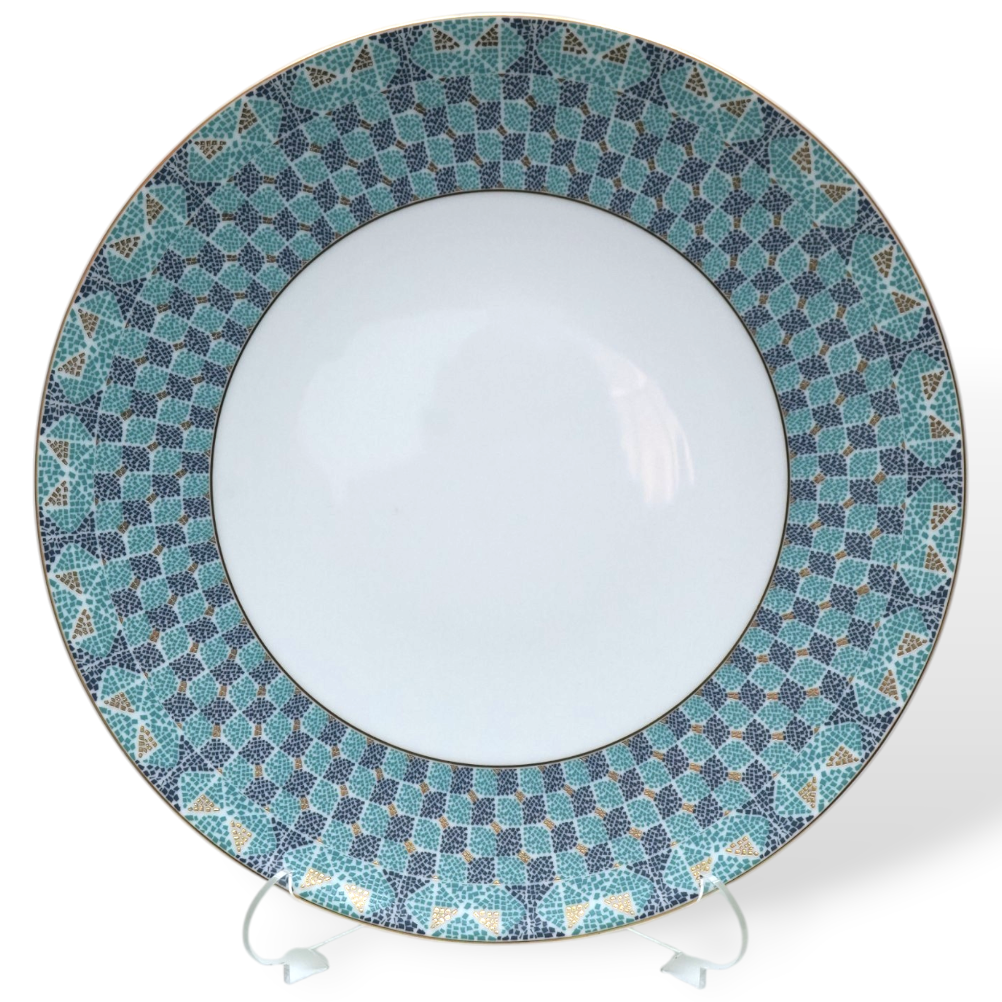 Portofino Large Dinner Plate - Wide Rim