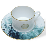 Blue Ocean Teacup & Saucer
