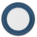 300625120053 Saladier Tiara Bleu Prusse Platine
