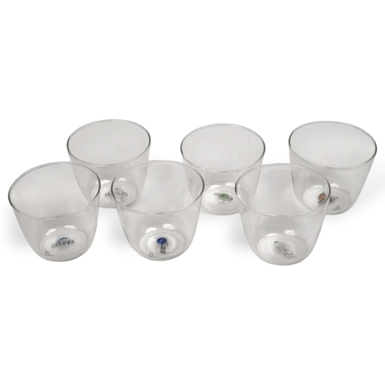 Bambus Party 6 Pcs Water Glass Assorted