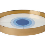 Harlequin Eye Tray - Multi Blue