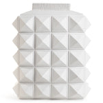 Charade Studded Vase - White