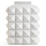 Charade Studded Vase - White