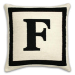 Uk Letter Pillow & Stuffer F (5310/10538) (Black/Natural) Kit -
