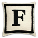 Uk Letter Pillow & Stuffer F (5310/10538) (Black/Natural) Kit -