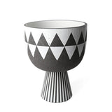 Palm Springs Pedestal Bowl - Tall - Diamonds