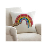 Uk Kit Rainbow Hand Beaded Pillow - (30319/10540)