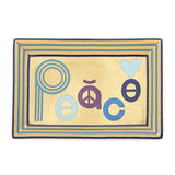 Peace Rectangle Tray - Blue/Gold