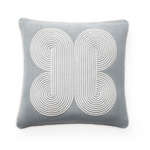 Uk Kit Pompidou Quatrefoil Pillow - Celadon