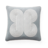 Uk Kit Pompidou Quatrefoil Pillow - Celadon