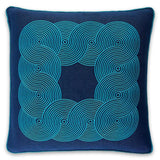 Kit Uk Pompidou Border Pillow - Blue
