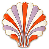 Scallop Tray - Orange/Purple