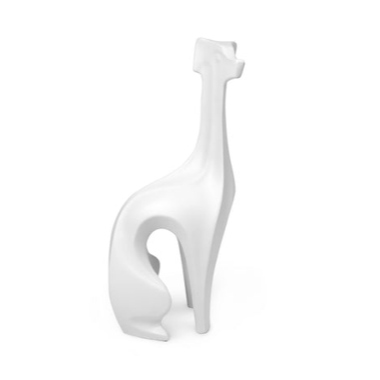 Menagerie Greyhound - Left - White