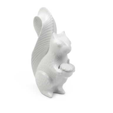 Menagerie - Squirrel Ring Box - White