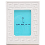 Charade Frame - Greek Key - White