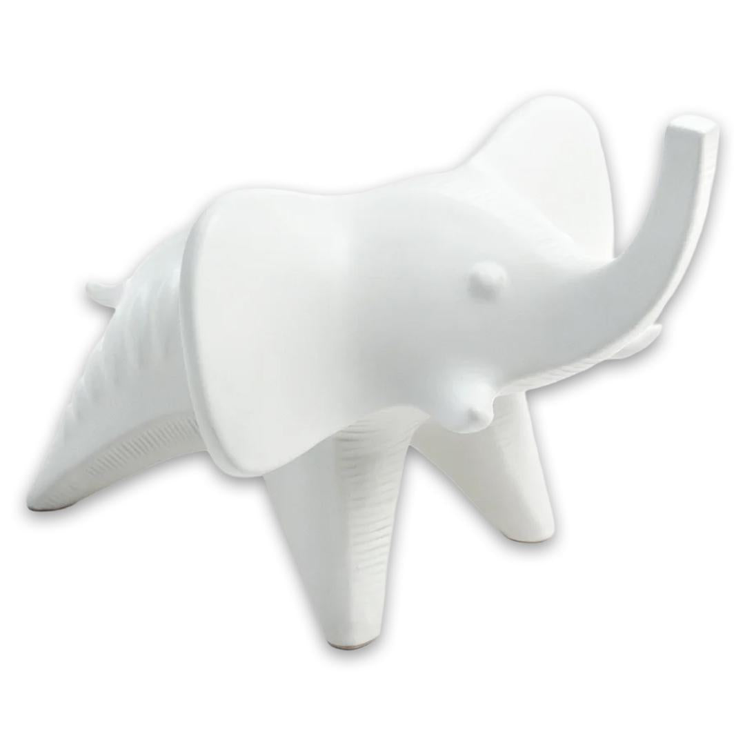 Menagerie - Elephant Menorah - Resource White