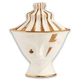 Gilded Giuliette Box - Shiny And Matte Gold Accents