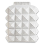 Charade Studded Vase - White-Ntu