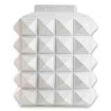 Charade Studded Vase - White-Ntu