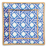 34065-Basketweave Square Tray