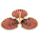 35254 Sirena Trefoil Serving Dish - Coral -