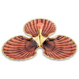 35254 Sirena Trefoil Serving Dish - Coral -
