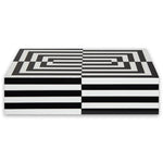 Op Art Box - Large - Black/White