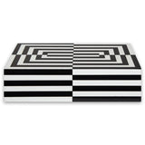 Op Art Box - Large - Black/White