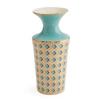 BASKETWEAVE CUFF VASE