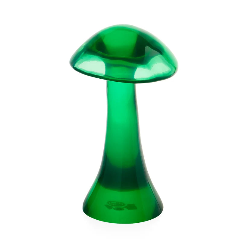 GREEN ACRYLIC MUSHROOM OBJET