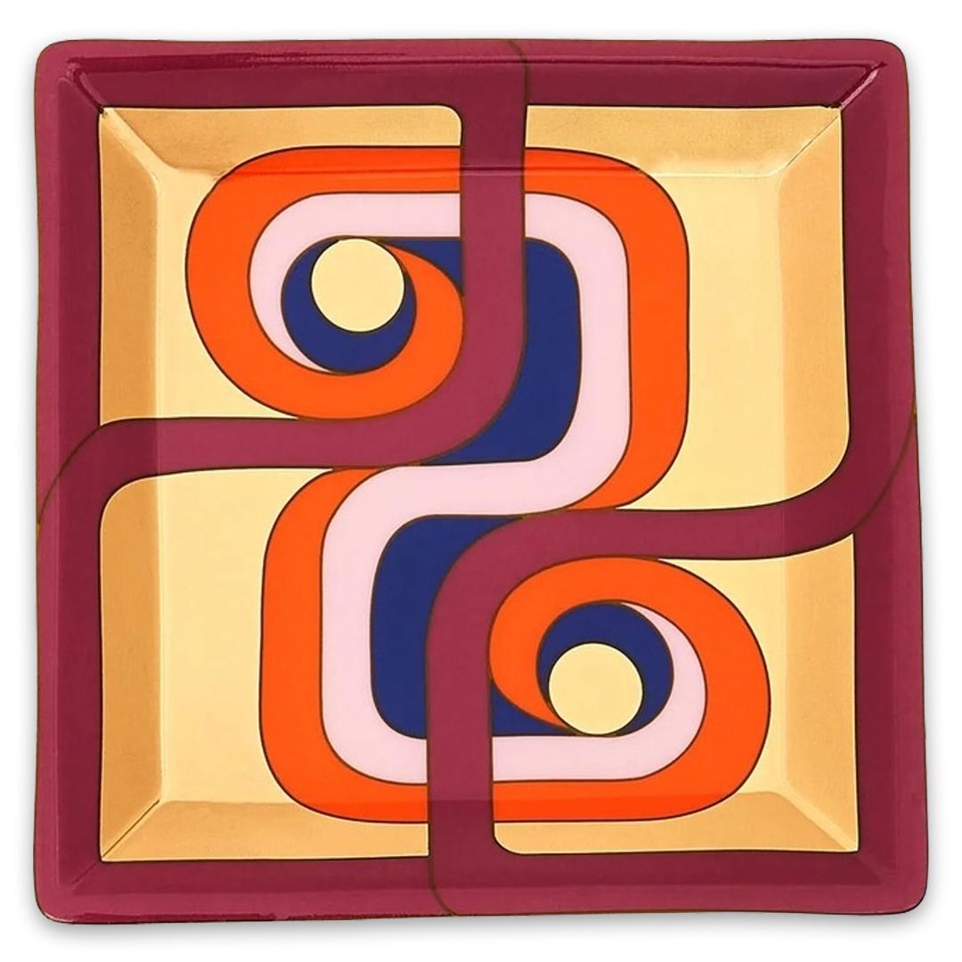 Madrid Square Tray - Multi