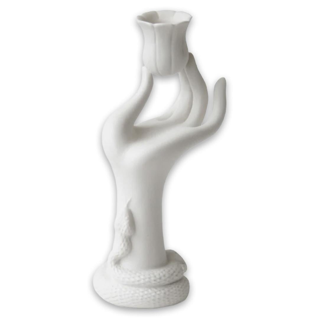 Eve Candle Holder - White