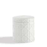 Rattan  Cotton Jar