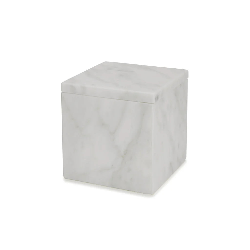 Marmol Bath Cotton Jar