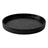 LUNA BLACK - ROUND TRAY