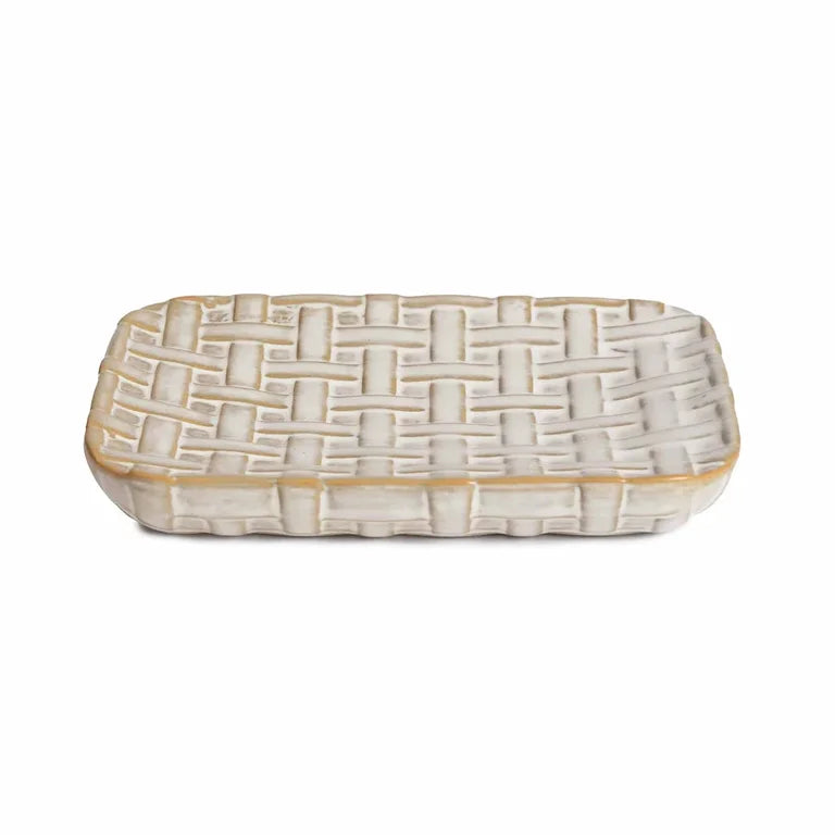 CANE SOAP DISH