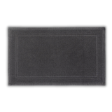 Athens - Black Bath Rug Aluminium