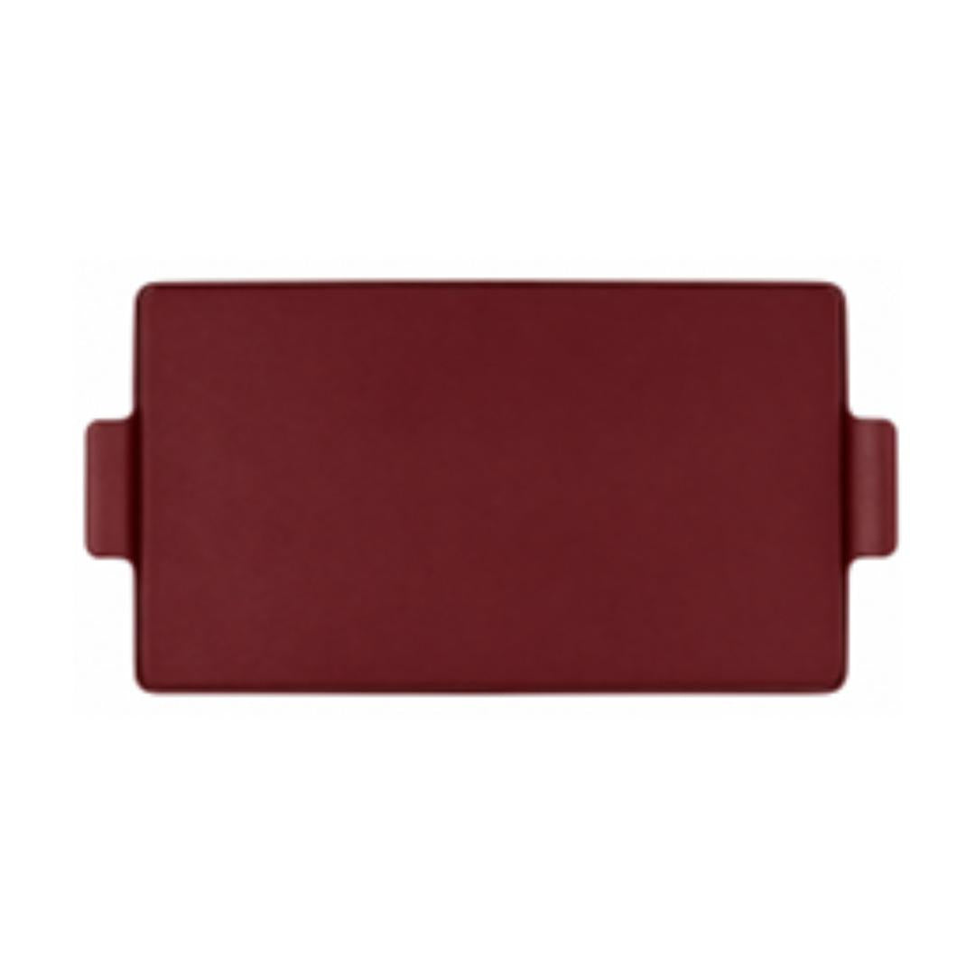 TRAY. RUBBER GRIP. BORDEAUX