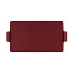 TRAY. RUBBER GRIP. BORDEAUX