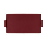 TRAY. RUBBER GRIP. BORDEAUX